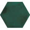 Carrelage sol hexagonal Acuarela émeraude 12,4x10,6 cm