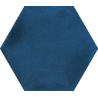  Carrelage sol hexagonal Acuarela bleu marine 12,4x10,6 cm