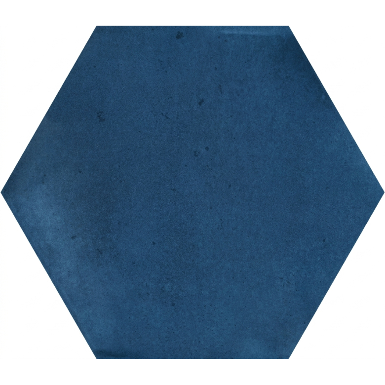  Carrelage sol hexagonal Acuarela bleu marine 12,4x10,6 cm