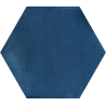  Carrelage sol hexagonal Acuarela bleu marine 12,4x10,6 cm