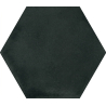 Carrelage sol hexagonal Acuarela nuit noir 12,4x10,6 cm