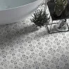 Carrelage sol effet carreaux de ciment Stella fint 60x60 cm