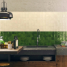 Carrelage mur effet zellige tortuga olive 10x10 cm