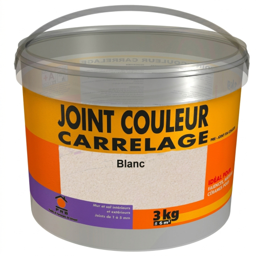 Joint fin blanc carrelage 3kg