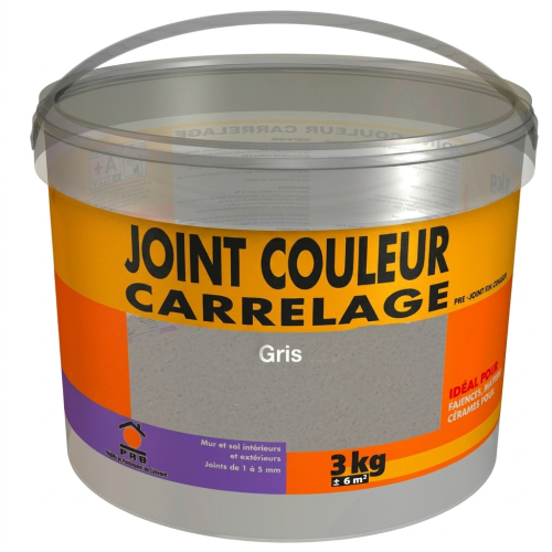 Joint fin gris moyen carrelage 3kg