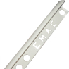 Baguette d'angle PVC blanc
