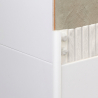Baguette d'angle PVC blanc 2,5ml