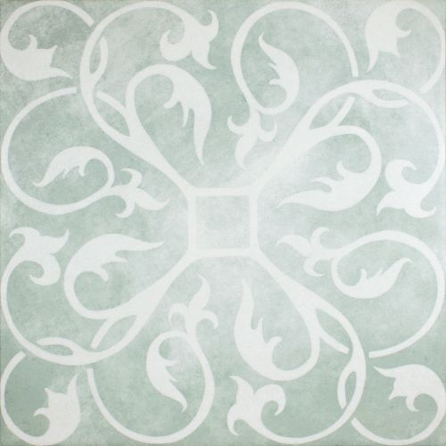 Carrelage sol extérieur classique Aragon vert 33x33 cm R11