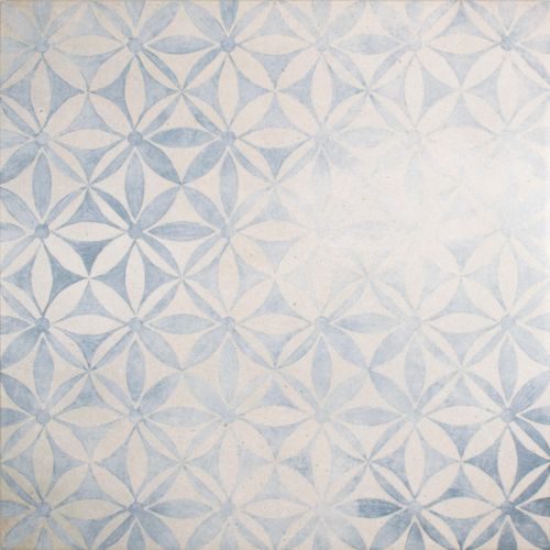 Carrelage sol extérieur classique Aragon bleu 33x33 cm R11