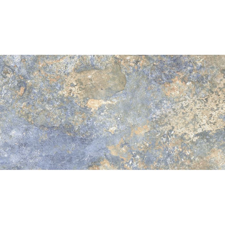 Carrelage sol extérieur effet Pierre de Bali Lovina bleu R11 3060cm