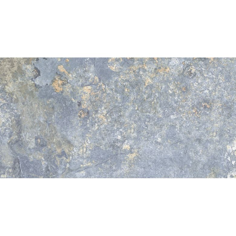 Carrelage sol extérieur effet Pierre de Bali Lovina bleu R11 3060cm