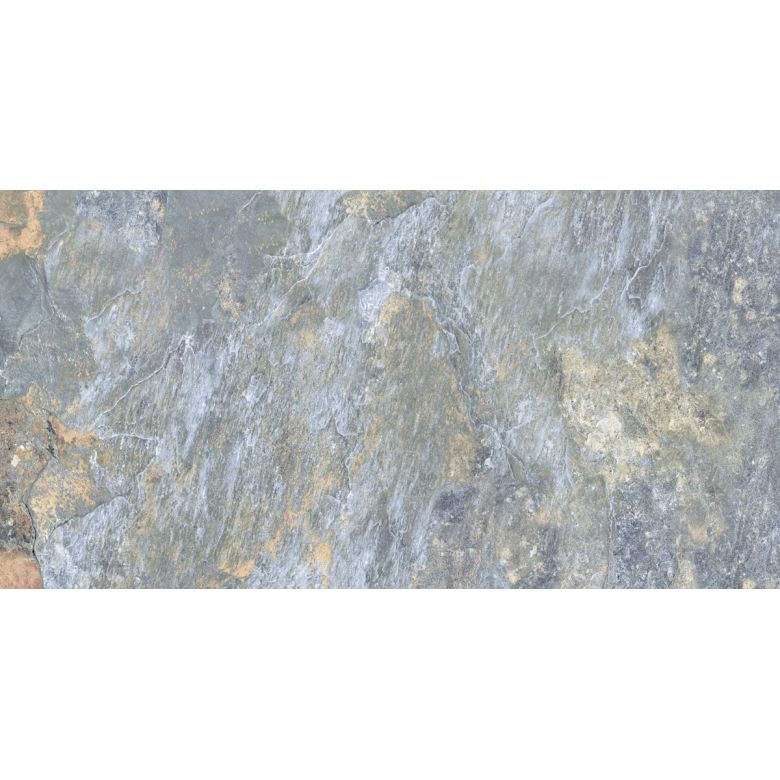 Carrelage sol extérieur effet Pierre de Bali Lovina bleu R11 3060cm