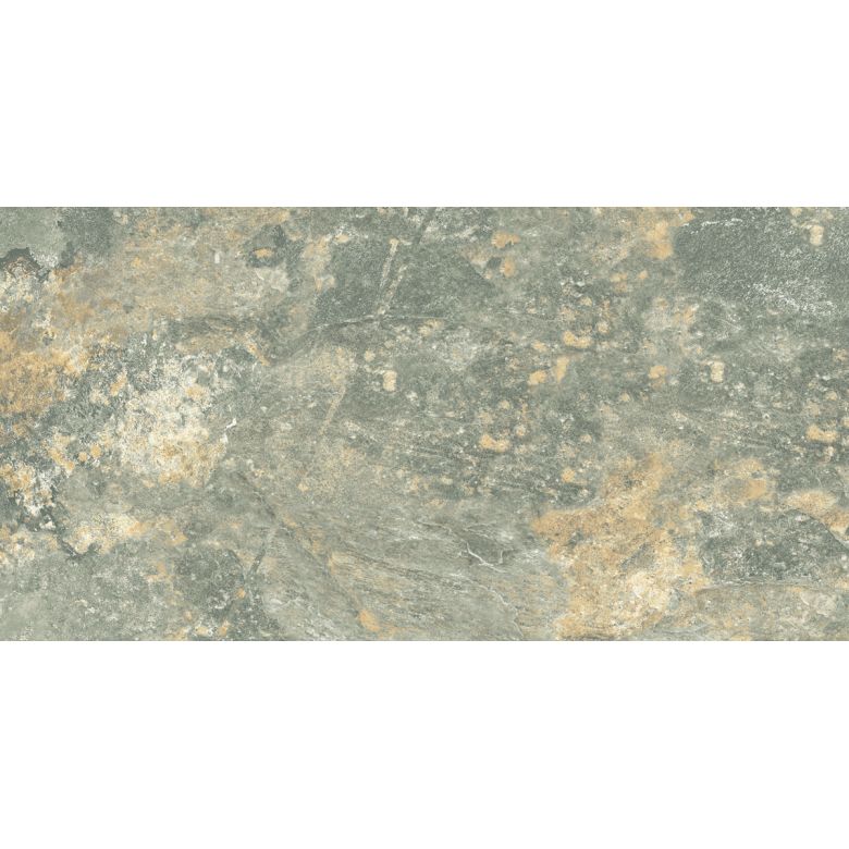 Carrelage sol extérieur effet Pierre de Bali Lovina vert R11 3060cm