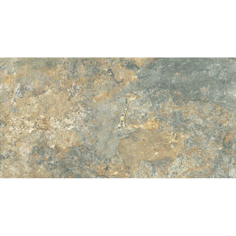 Carrelage sol extérieur effet Pierre de Bali Lovina vert R11 3060cm