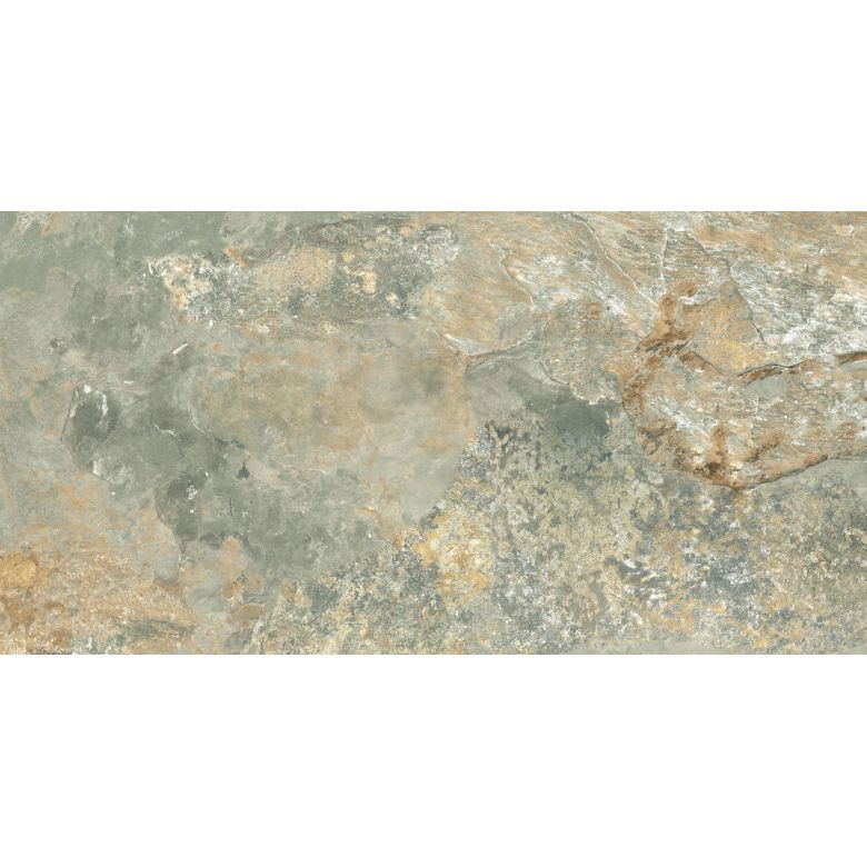 Carrelage sol extérieur effet Pierre de Bali Lovina vert R11 3060cm