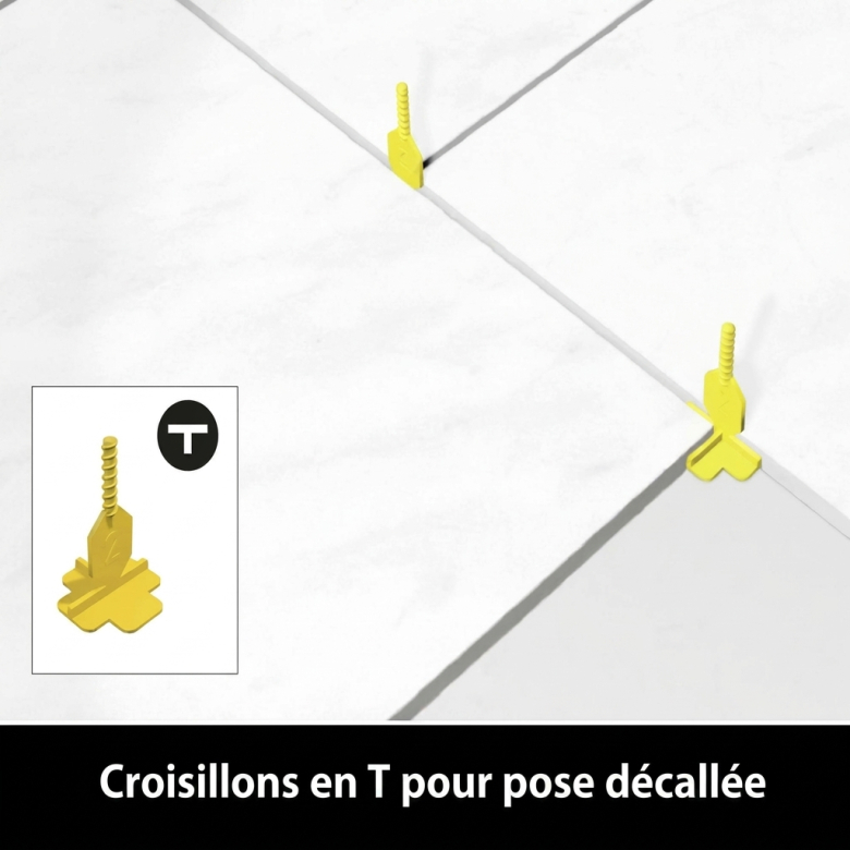 Croisillons 2 mm autonivelant Pavilift.