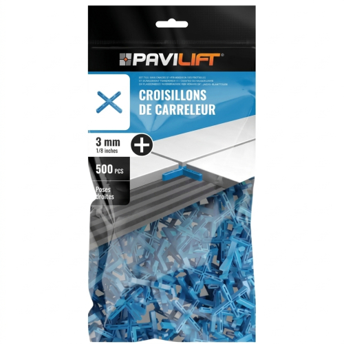 Croisillon carrelage 3 mm