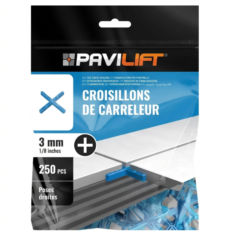 Croisillon carrelage 3 mm