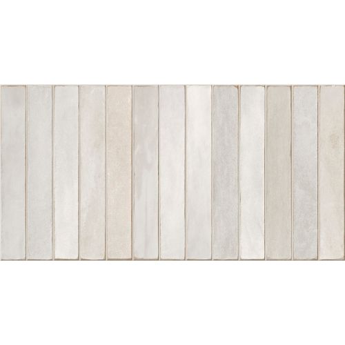 Carrelage mur effet zellige Asilah long perle32x62,5 cm