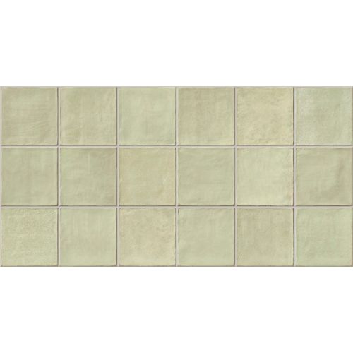 Carrelage mur effet zellige Asilah block vert pomme32x62,5 cm