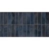 Carrelage mur effet zellige Asilah limit bleu nuit 32x62,5 cm