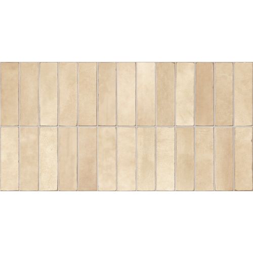 Carrelage mur effet zellige Asilah limit sable 32x62,5 cm