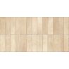 Carrelage mur effet zellige Asilah limit sable 32x62,5 cm