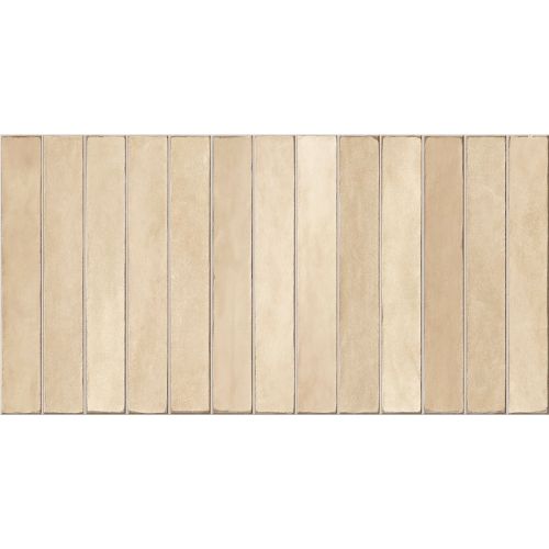 Carrelage mur effet zellige Asilah long sable 32x62,5 cm