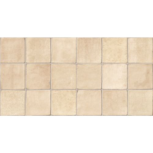 Carrelage mur effet zellige Asilah block sable 32x62,5 cm