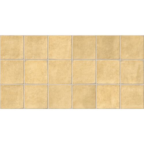 Carrelage mur effet zellige Asilah block jaune 32x62,5 cm