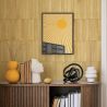 Carrelage mur effet zellige Asilah long jaune 32x62,5 cm
