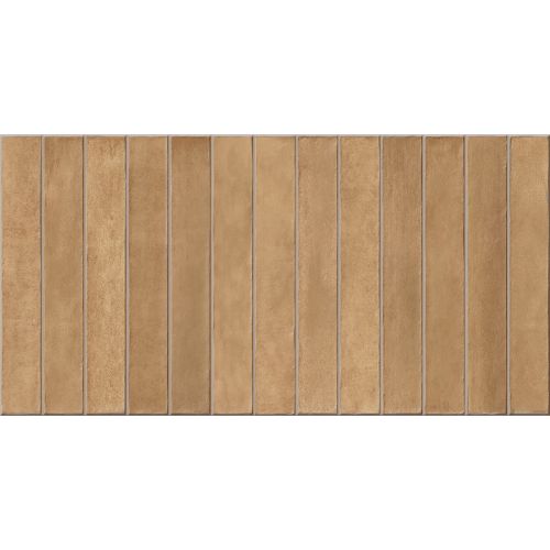 Carrelage mur effet zellige Asilah long terracotta 32x62,5 cm