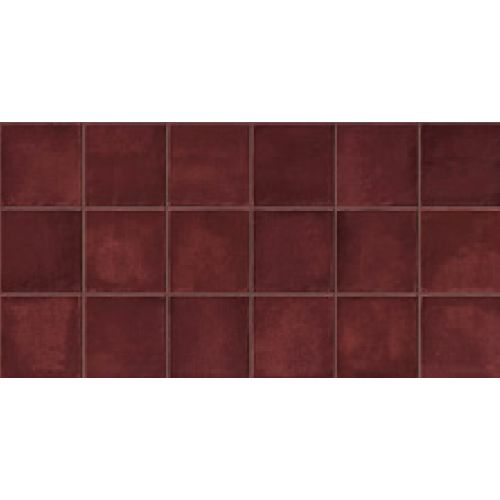 Carrelage mur effet zelligeAbanilla bordeaux 32x62,5 cm