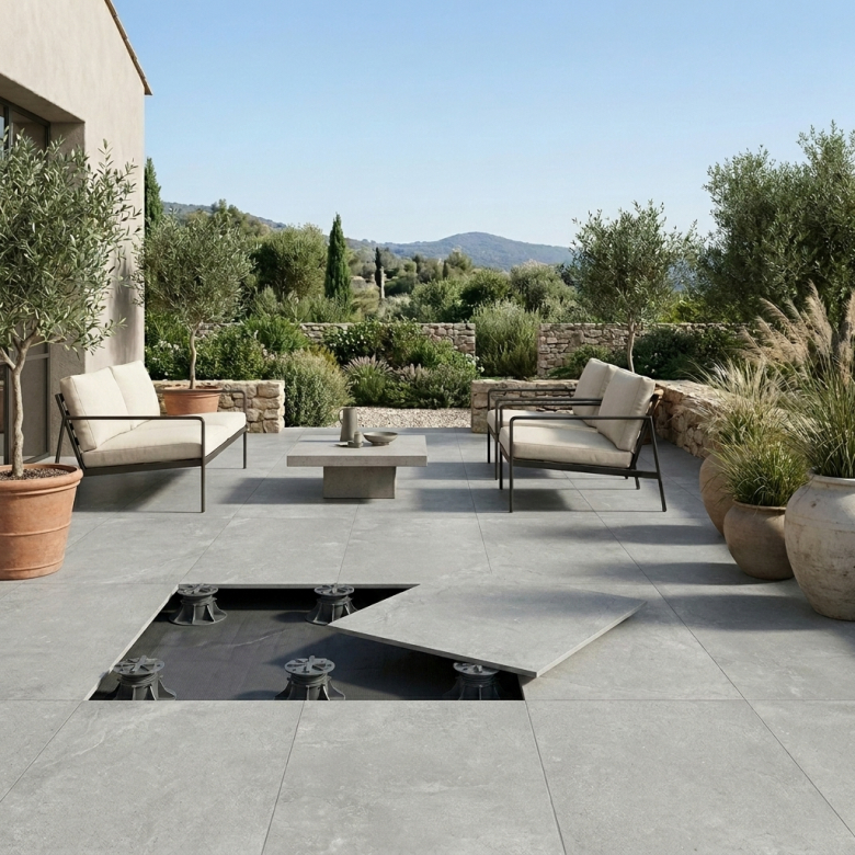 Dalle extérieur Max 2.0 Gris R11 60x60 cm