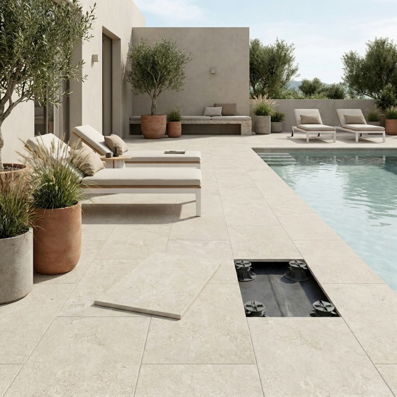Dalle extérieur Zadar 2.0 Beige R11 60x90 cm