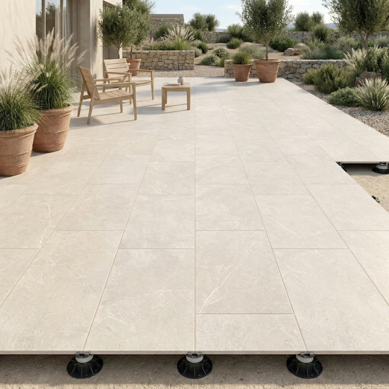 Dalle extérieur Perle 2.0 cream R11 60x120 cm