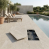 Dalle extérieur effet pierre Onyx 2.0 sand R11 60x120 cm