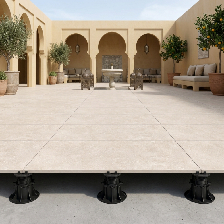 Dalle extérieur Çirali 2.0 sable R11 60x90 cm