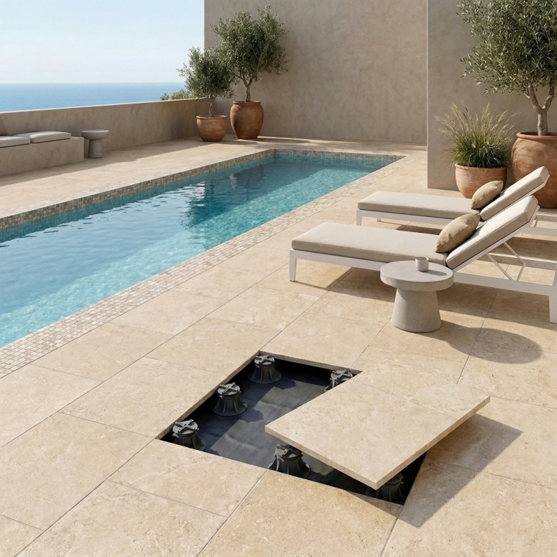 Dalle extérieur Pianosa 2.0 beige R11 60x90 cm