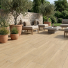 Dalle extérieur effet bois Florès 2.0 érable R11 40*120 cm