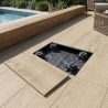 Dalle extérieur effet bois Toundra 2.0 canapa R11 40x120 cm