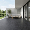 Dalle extérieur effet pierre Volcania 2.0 lave R11 60x120 cm