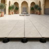 Dalle extérieur effet pierre Volcania 2.0 beige R11 60x120 cm