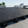 Dalle extérieur effet pierre Volcania 2.0 lave R11 60x120 cm