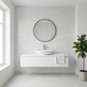 Carrelage mur effet zellige Sahel neige 30x60 cm