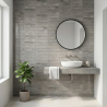 Carrelage mur effet zellige Sahel taupe 30x60 cm