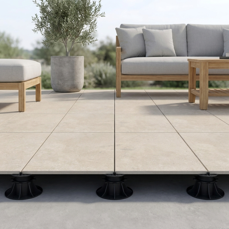Dalle extérieur Sellwood 2.0 crème R11 60x60 cm