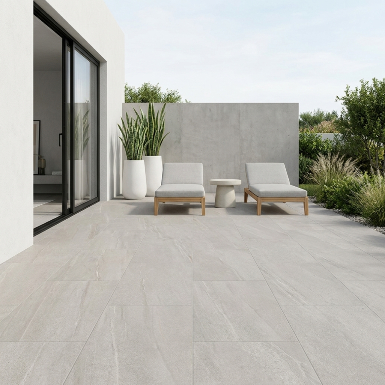 Dalle extérieur Tikal 2.0 Perle R11 60x120 cm
