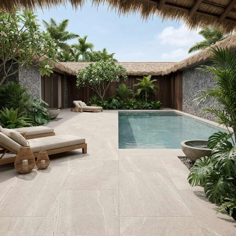 Dalle extérieur Tikal 2.0 Sable R11 60x90 cm