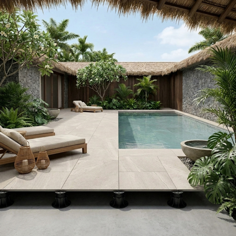 Dalle extérieur Tikal 2.0 Sable R11 60x90 cm